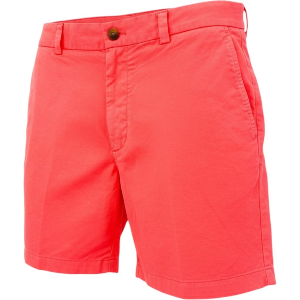 Vineyard Vines Golf Shorts Mens 35 Orange Logo Pockets Excellent Condition